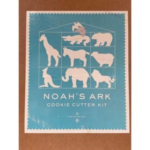 Martha Stewart Noah’s Ark copper cookie cutters set/ 9, never used original box